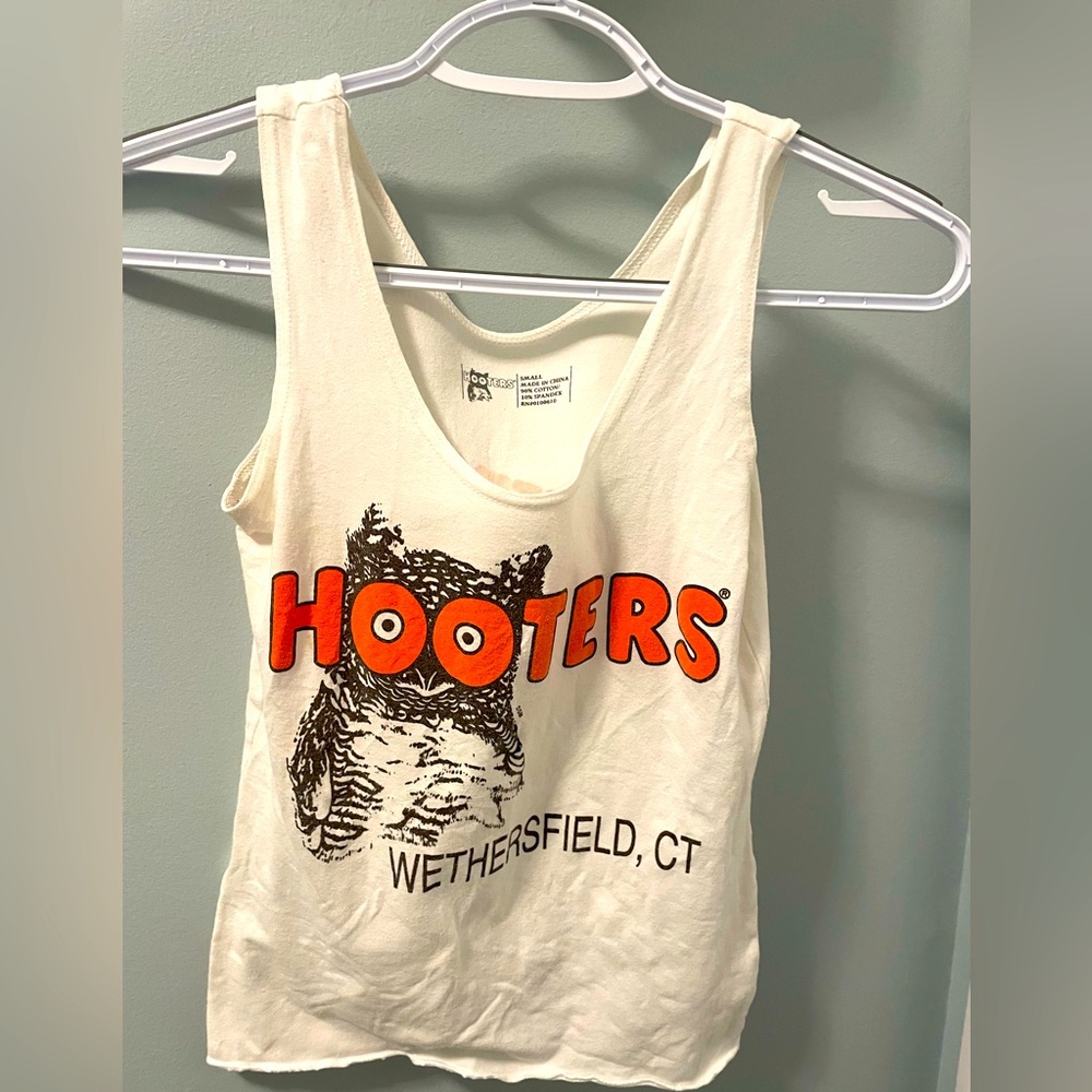 Hooters tank worn a few times -